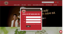 Desktop Screenshot of highlandscoffee.com.vn